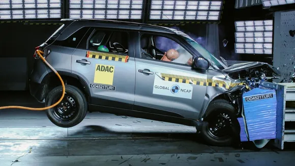 Toyota Kirloskar Motor Urban Cruiser gets 4-Star Safety Rating in the Global NCAP Crash Test