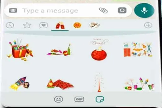 how to download and send whatsapp diwali stickers