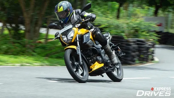 2022 TVS Raider motorcycle