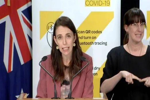 new zealand imposed lockdown on reporting first covid-19 case in six months prime minister Jacinda Ardern announced