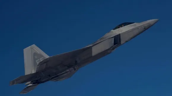 US F-22 fighter jet