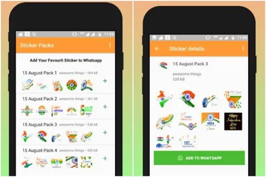 Happy Independence Day WhatsApp stickers how to download and send it