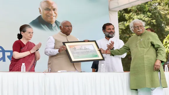 Mallikarjun Kharge Targets BJP after taking over as Congress President