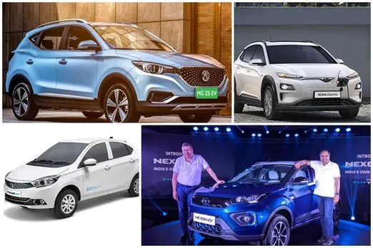 Electric cars that entered in india in 2019 like tata tigor ev, mg zs ev, hyundai kona, tata nexon ev