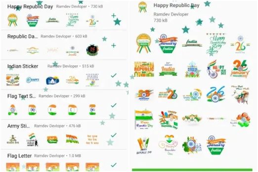 Republic Day 2021 send republic day stickers to friends and relatives on WhatsApp know how to download and send