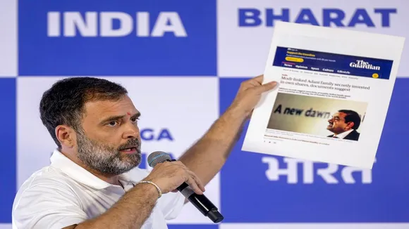 Rahul Gandhi, Adani group, OCCRP report, Vinod Adani, Gautam Adani, JPC, The Guardian, राहुल गांधी, अडानी ग्रुप, गौतम अडानी, गौतम अदाणी, गौतम अदानी, जेपीसी, द गार्डियन