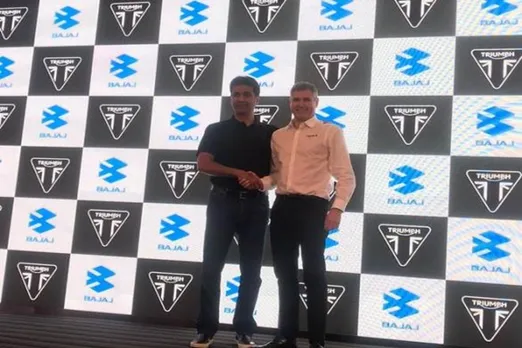 bajaj and triumph announces partnership will develop mid capacity motorcycle available from 2022 at less than 2 lakh price
