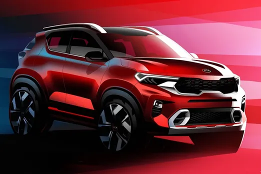 Interior and exterior images of upcoming Kia Sonet released ahead of world premiere on August 7