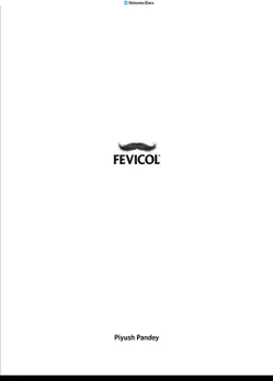 Fevicol HT ad for Piyush Pandey