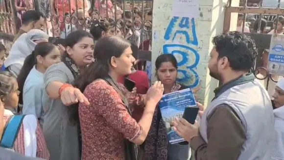 Satna Zero Result Protest2