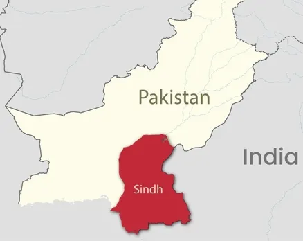 sindh pakistan map