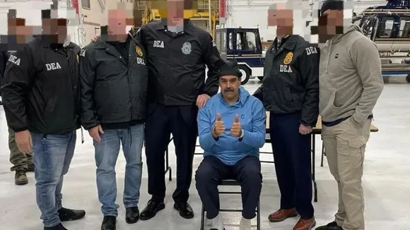 Venezualan Presidetn Nicloas Maduro under arrest in US