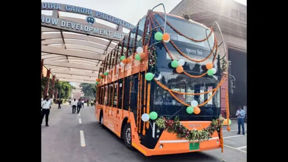 Lucknow double decker bus