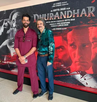 Dhurandhar actor Abhay Arora with Chaitanya Padukone