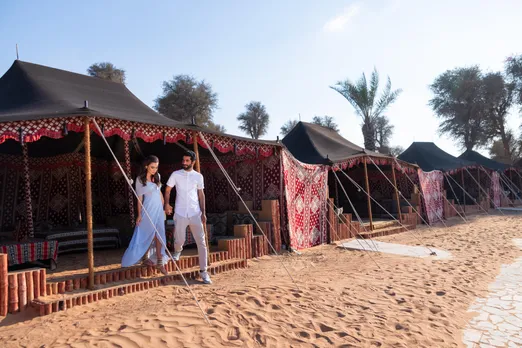 Couple at Al Wadi Desert camp