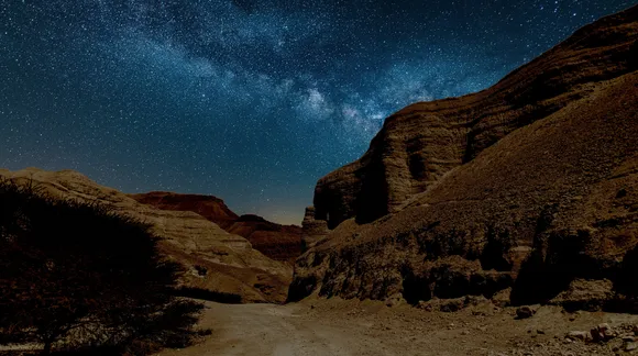 Mily Way from Israel