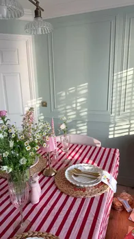 Spring inspired tablescape