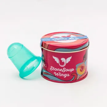 Teal Wings Period Cup by Stone Soup