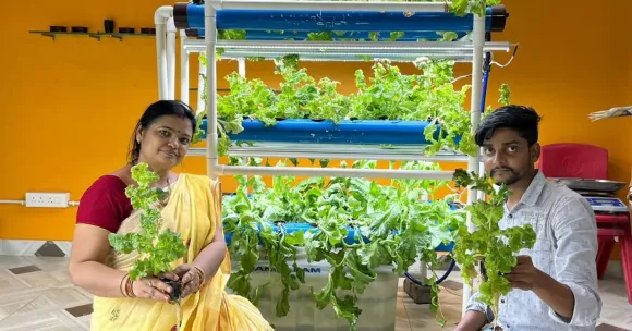 Sujata went through trial and error to find the correct amount of nutrients for a better yield