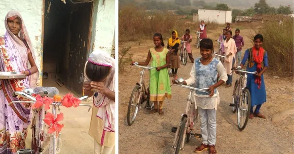 The cycle kit will include a cycle, a dupatta guard, a light, a carrier basket