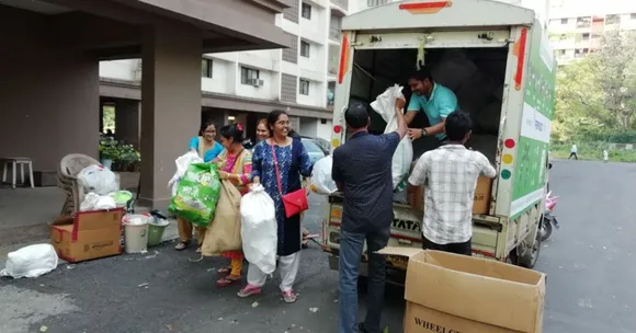 The process begins with collective drives where citizens are encouraged to set aside their plastic waste, which can go towards recycling