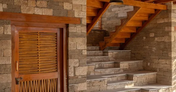Using local materials like wood, bamboo and stone and traditional techniques helps provide employment to local craftsmen