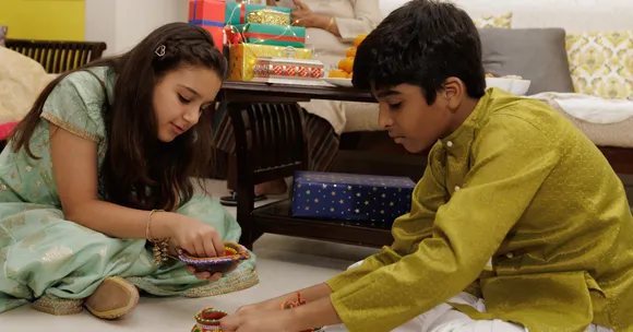 Sustainable Diwali celebration for children