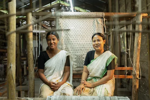 Artisans Ranu and Baby at the studio