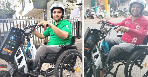 With his NeoBolt, Girish Patekat travels independently again and earns a steady income for his family.