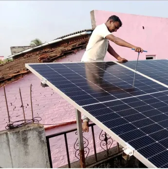 solar-powered village Maharashtra