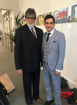 Manav Kaul with veteran actor Amitabh Bachchan
