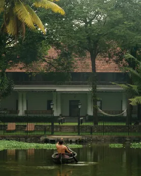 Chittoor Kottaram where CGH plants has restored the residence of the Maharaja of Cochin, making it one of the sustainable hotels India as well as luxury resorts India