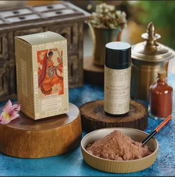 Best Ayurvedic physical exfoliator: Hand-Worked Red Sandalwood & Saffron Powder, Old School Rituals