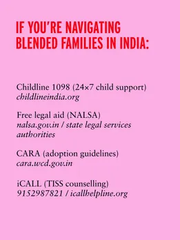 Helpline services for those struggling to fit into blended families