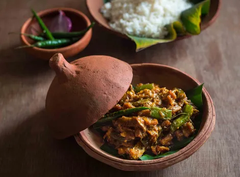 A picture of a chutney made using dried seafood like fish and shrimp to depict how fermented Indian condiments are such a crucial part of Indian condiments and meals in India
