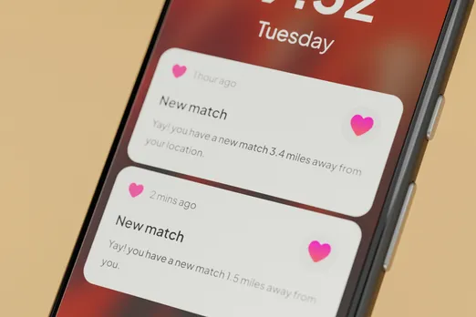 A picture of a phone screen to show how getting multiple matches within the hour on dating apps in India has changed how people date but also how people can find it easy to not spot first date red flags given digital body language which has changed the idea of first impressions in dating