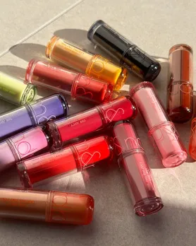 Glossy tints from Rom&nd, a Korean makeup brand in India