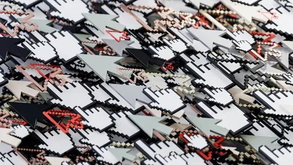 A picture of arrows and pointers on a screen to show the increase of rage baiting in marketing with people using anger as a marketing tool and the success of outrage psychology in clickbait vs rage baiting