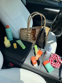 A picture of several beauty products from Bubble, that show the significance of design and aesthetic in the beauty industry in India