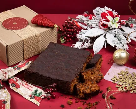 Traditional Kerala-style plum cake from Kallivayalil Bakes, made with rum-soaked fruits and nuts, one of the best Christmas cake options in India