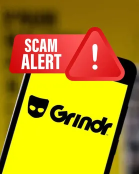 A screenshot of a phone to highlight Grindr scams India, which lead to unsafe conditions in queer spaces in India and breach of boundaries in queer spaces