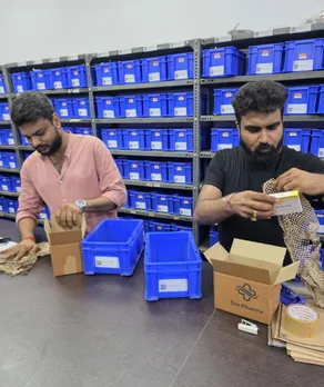 DocPharma two team members preparing boxes