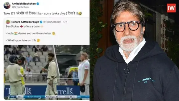 Amitabh Bachchan Mocks Ben Stokes as India Skips Draw in Manchester Test, Internet Reacts with Love