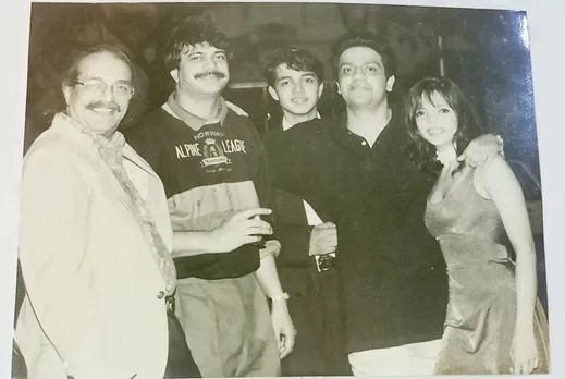 Dr Sharad Panday, Chaitanya P, Baba, Chikki Panday and Deanne Panday