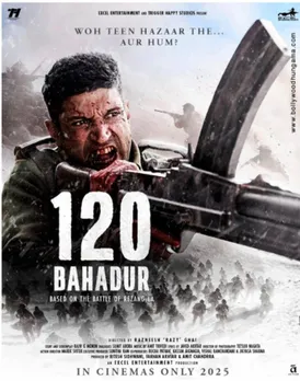120 Bahadur war-movie poster