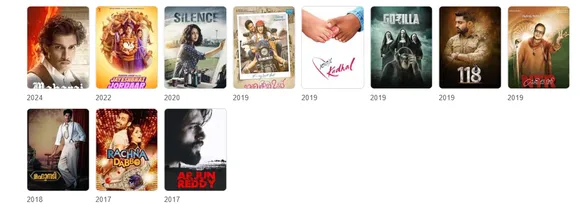 shalini pandey movies