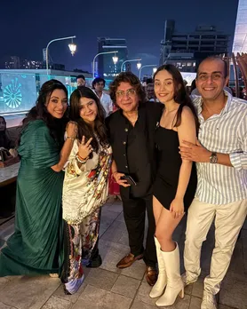 Rajan Shahi, Ishika Shahi and Ekta Kapoor in one frame at Rupali Ganguly birthday bash!❤️✨😉@rup (1)
