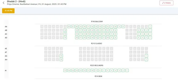 Dhadak 2 Booking