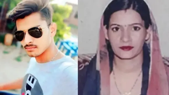 son kills mother in haryana