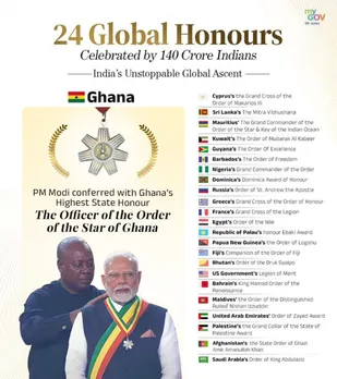 pm modi awarded
